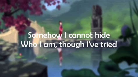 Lyrics Reflection Disneys Mulan Youtube