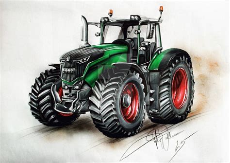 Image Result For Fendt Tractor Drawing Fendt Traktoren Traktor Malen
