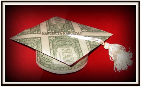 Custom Money Ts Graduation Cap Made With 8 1 Bills Could Be