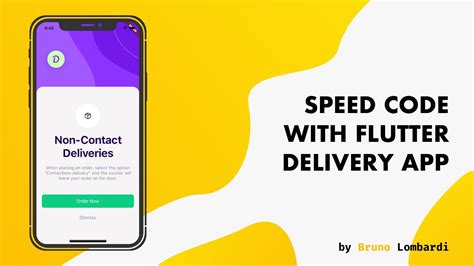 Flutter Ui Speed Code Delivery App Youtube
