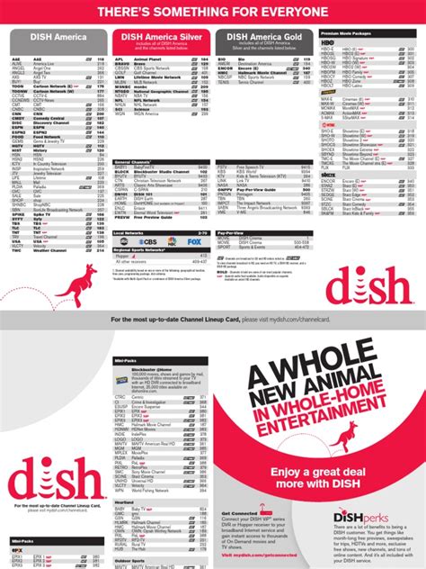 Not close to your tv? Dish Network Channels List | Examples and Forms
