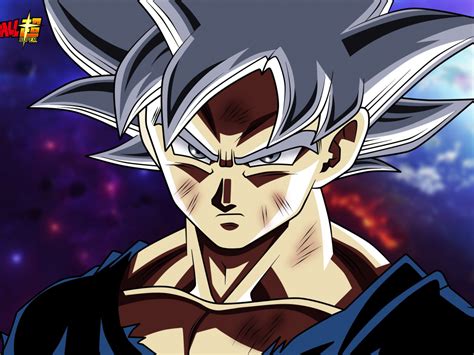 Wallpaper Goku Dragon Ball Super White Hair Anime Boy Desktop