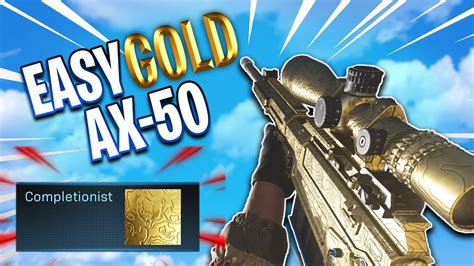 Easy Ax50 Gold Camo Guide Tips And Tricks Modern Warfare How To Get