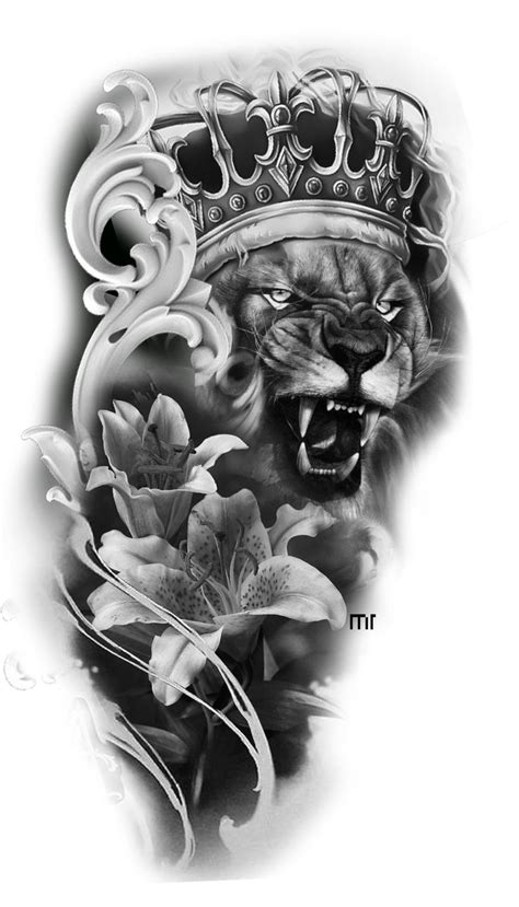 623 Mejores Imágenes De Tigres Y Leones Tattoo En Pinterest Bocetos