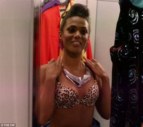 Freema Agyeman Shows Off Her Cleavage In The Carrie Diaries Season