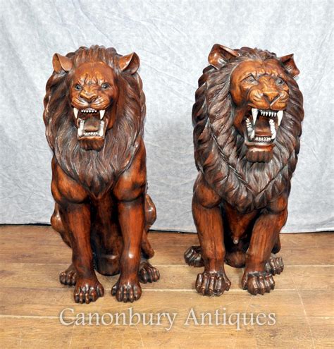 Statue African Lion Archives Antiquites Canonbury