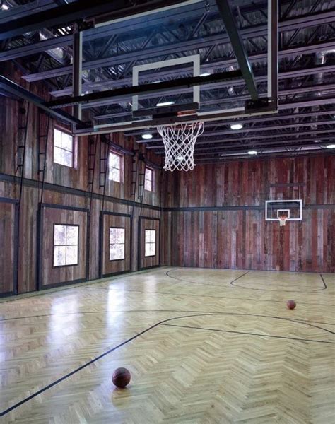 Barn Basketball Court And Walls Pole Barn Pinterest