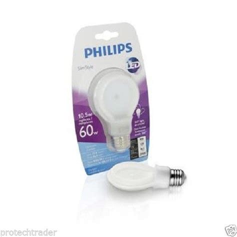 Philips Slimstyle 105w 60w Daylight A19 Dimmable Led Light Bulb 5000k