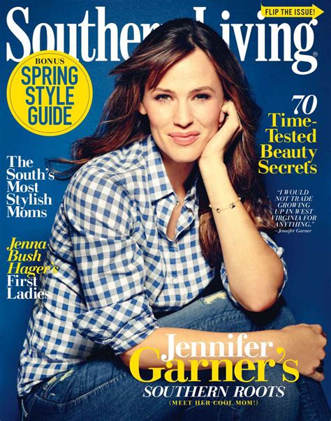 Jennifer Garner Southern Living Magazine March 2015 Issue