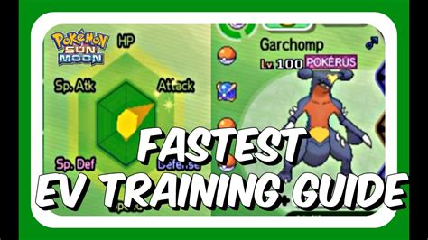 Pokémon sun & moon has, for the first time in 10 years, added a whole new place to evolve. Fast EV Training Guide - Pokemon Sun And Moon (Best SuMo Guide on the Youtube) - YouTube