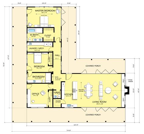 The landscape can be contained and amplified by the. L Shaped House Plans - Interior Home Design