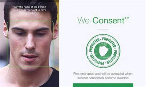 We Consent App Allows Users To Video Their Date Consenting To Sex Daily Mail Online