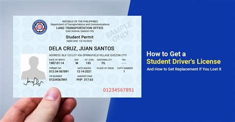 How To Get An Lto Student Drivers License