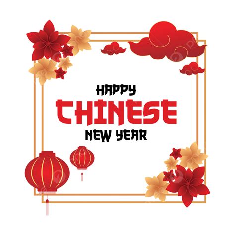 Chinese New Year Vector Art Png Chinese New Year Design With Border