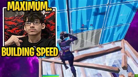 Faze Sway Shows His Improved Maximum Building Speed Youtube