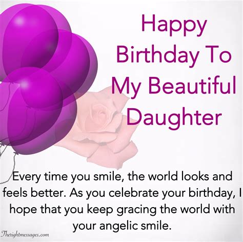 happy birthday wishes for daughter inspirational heartwarming and funny the right messages