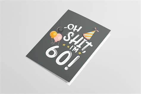 60th Birthday Card Funny 60th Birthday Card 60th Birthday Etsy