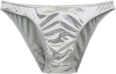 Barbra Mens Satin Bikini Briefs Panties S To 3xl Silky Sexy Mens