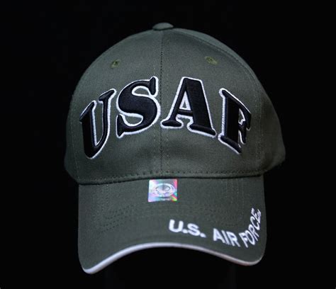 Usa Air Force Hat Military Baseball Cap Veteran Retired Caps Usaf Wing
