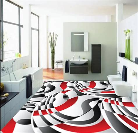 Custom Photo Floor 3d Wallpaper Modern Art Stereoscopic 3d Abstract