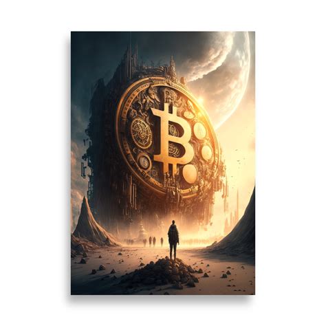 Bitcoin Steampunk World Poster Crypto Goodies