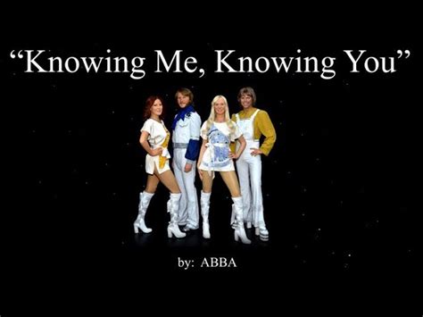 Knowing Me Knowing You Wlyrics ~ Abba Chords Chordify