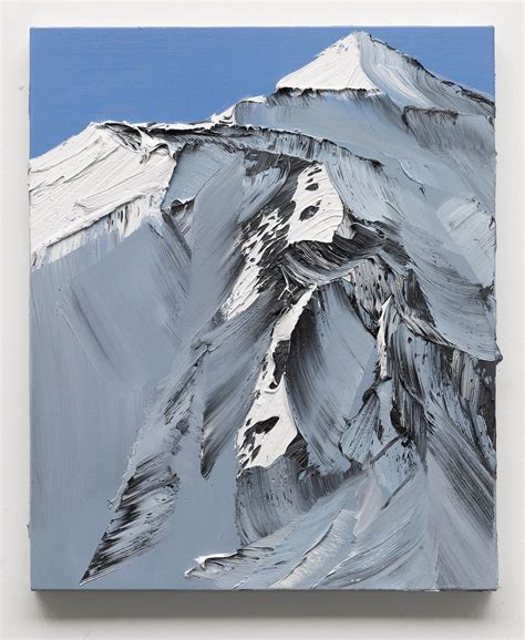 Conrad Jon Godlys Mountain Paintings Drip From The Canvas — Colossal