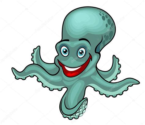 Funny Octopus — Stock Vector © Buchan 10483930