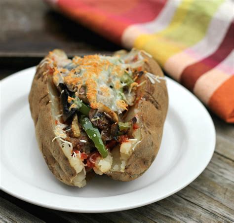 Pizza Stuffed Baked Potatoes Words Of Deliciousness