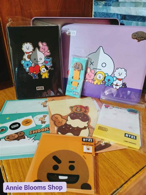 Bt21 Stationary T Set Shooky Hobbies And Toys Stationary And Craft
