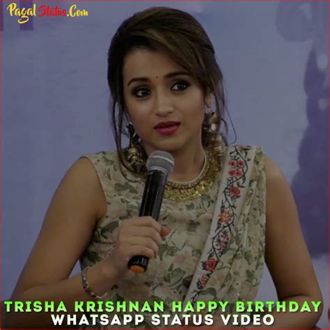 Trisha Krishnan Happy Birthday Whatsapp Status Video Download