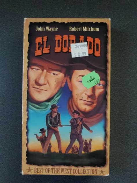 EL DORADO VHS John Wayne Robert Mitchum James Caan Western NR 1