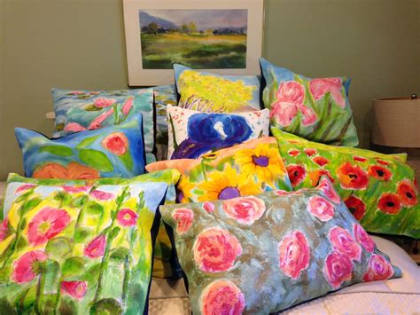 My hand painted pillows. | Hand painted pillows, Pillows, Throw pillows