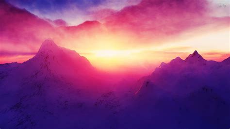Mountain Sunrise Wallpaper