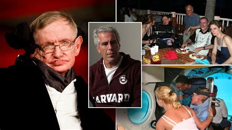 Jeffrey Epstein Name Dropped Stephen Hawking Photos Show Physicist On Sex Traffickers Island