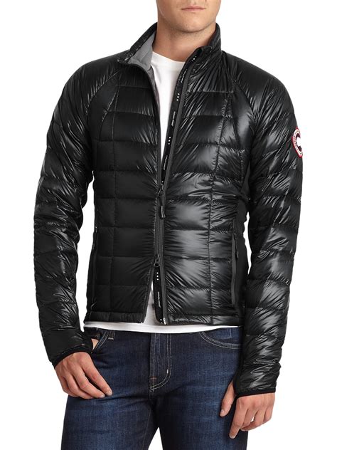 Canada Goose Hybridge Lite Jacket In Black For Men Black Graphite Lyst