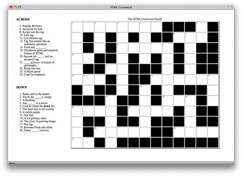 Puzzle Clipart Crossword Puzzle Crossword Transparent Free For