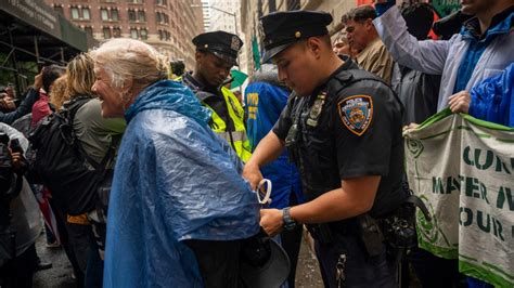 Climate Protesters Arrested En Masse At Federal Reserve Bank Mother Jones