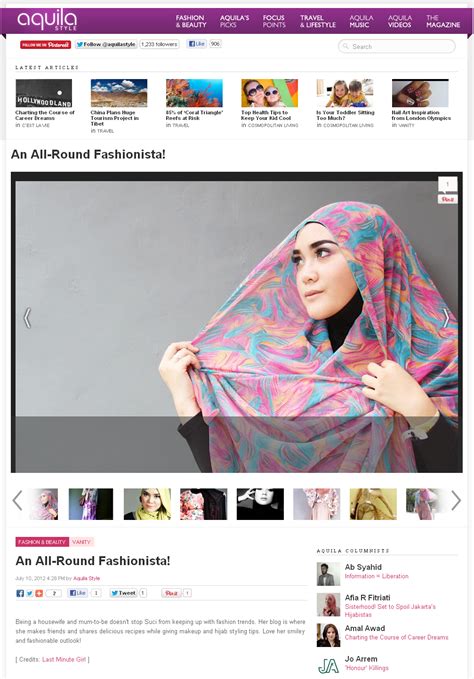 Featured In Aquila The Best Hijab Tutorial
