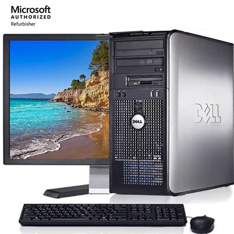 Restored Dell Optiplex 780 Windows 10 Desktop Pc Tower Core 2 Duo 3