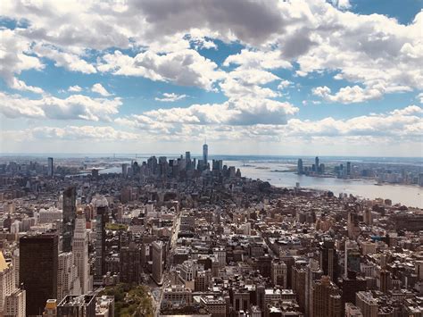 View From The Empire State Building Nyc 4k Wallpaper Empire State