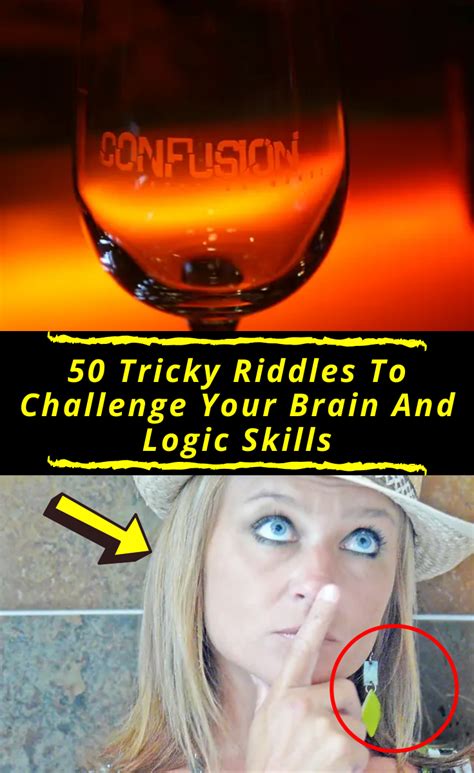 Please do subscribe guys as it will help. 50 Tricky Riddles To Challenge Your Brain And Logic Skills in 2020 | Tricky riddles, Challenging ...