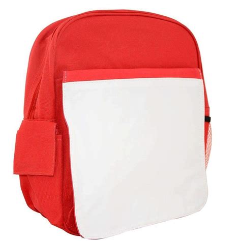 Kids Red Sublimation Backpack
