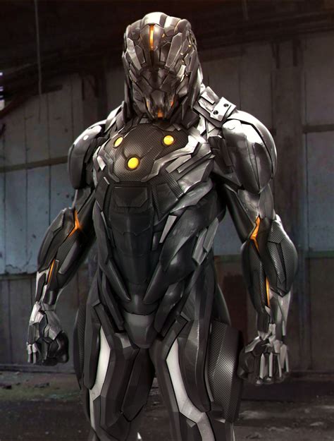 Steel Armor By Mars On Artstation Futuristic Armor Futuristic Armour
