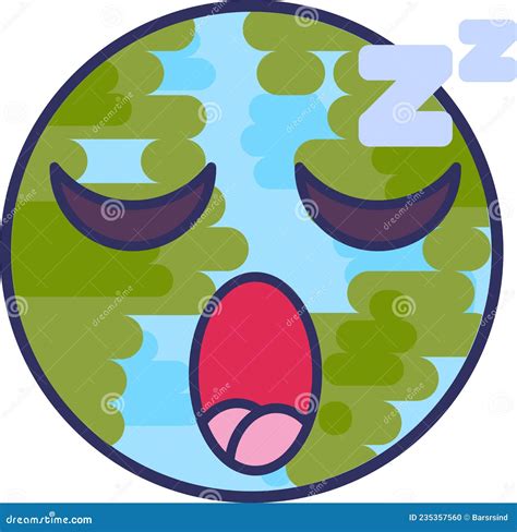 Dreamy Emoticon Vector Illustration 40231654