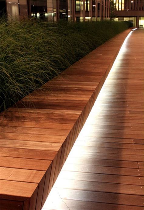 The light bounces off of the walls and the ceiling, creating even lighting across a. Tags: #interior #exterior #benches #bench #cove #LED | Backyard lighting, Deck lighting ...
