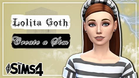 Lolita Goth The Sims 4 Create A Sim Youtube