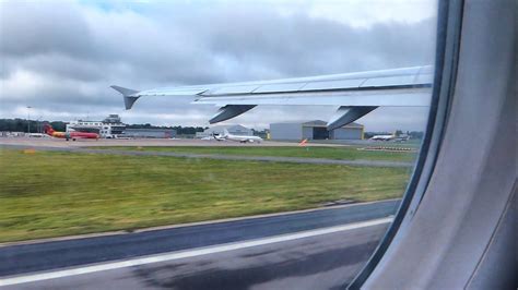 Airbus A320 Takeoff Birmingham Airport Youtube