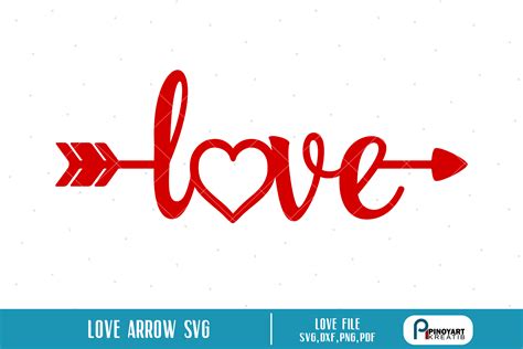 Love Arrow Svg A Valentine Arrow Vector File