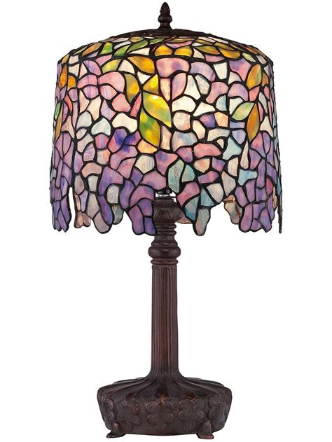 And there's tons of styles and colors to choose from as well. Purple Wisteria Desk Lamp With Art Glass Shade | House of ...